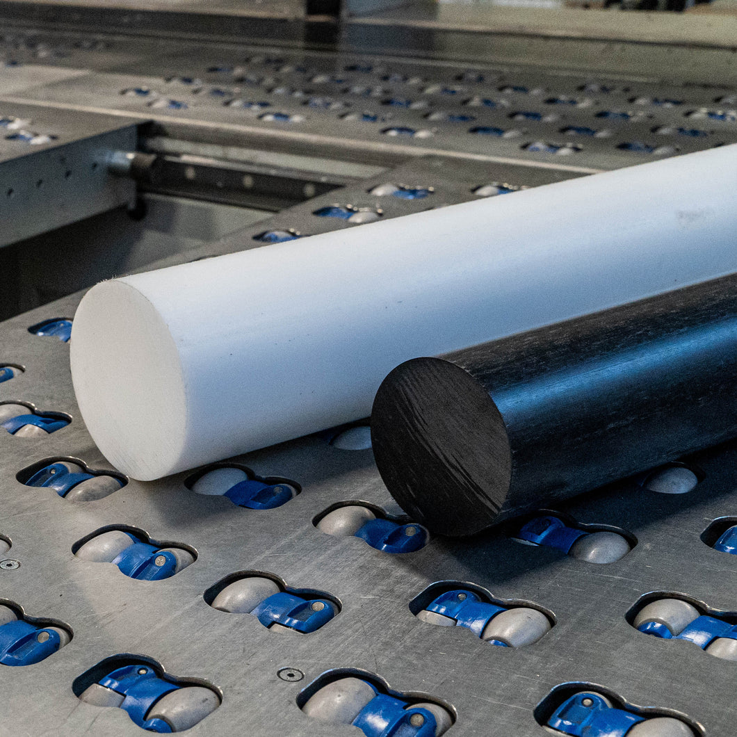 alt-intech® PE Round Rod Insulating Rod, Black, Diameter 35 mm, Length 1000 mm, Polyethylene (PE), Thermal and Electrical Insulation alt-intech® PE Round Rod Insulating Rod, Black, Diameter 35 mm, Length 1000 mm, Polyethylene (PE), Thermal and Electrical Insulation